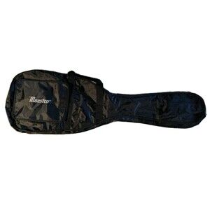 Maestro Black Guitar Zipper Gig Bag - Sturdy Nylon w/ Handle  + Shoulder Strap
